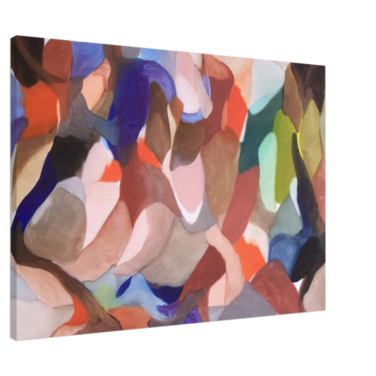 Alice Baber - Night of the Red Wind Canvas - 20x30 cm / 8x12 inches-canvas