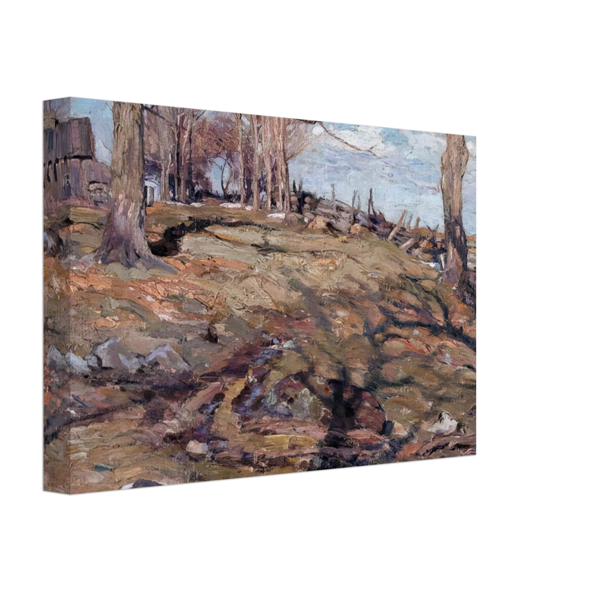 A.Y. Jackson - The Edge of the Maple Wood - 1910 Canvas - 40x60 cm / 16x24 inches-canvas