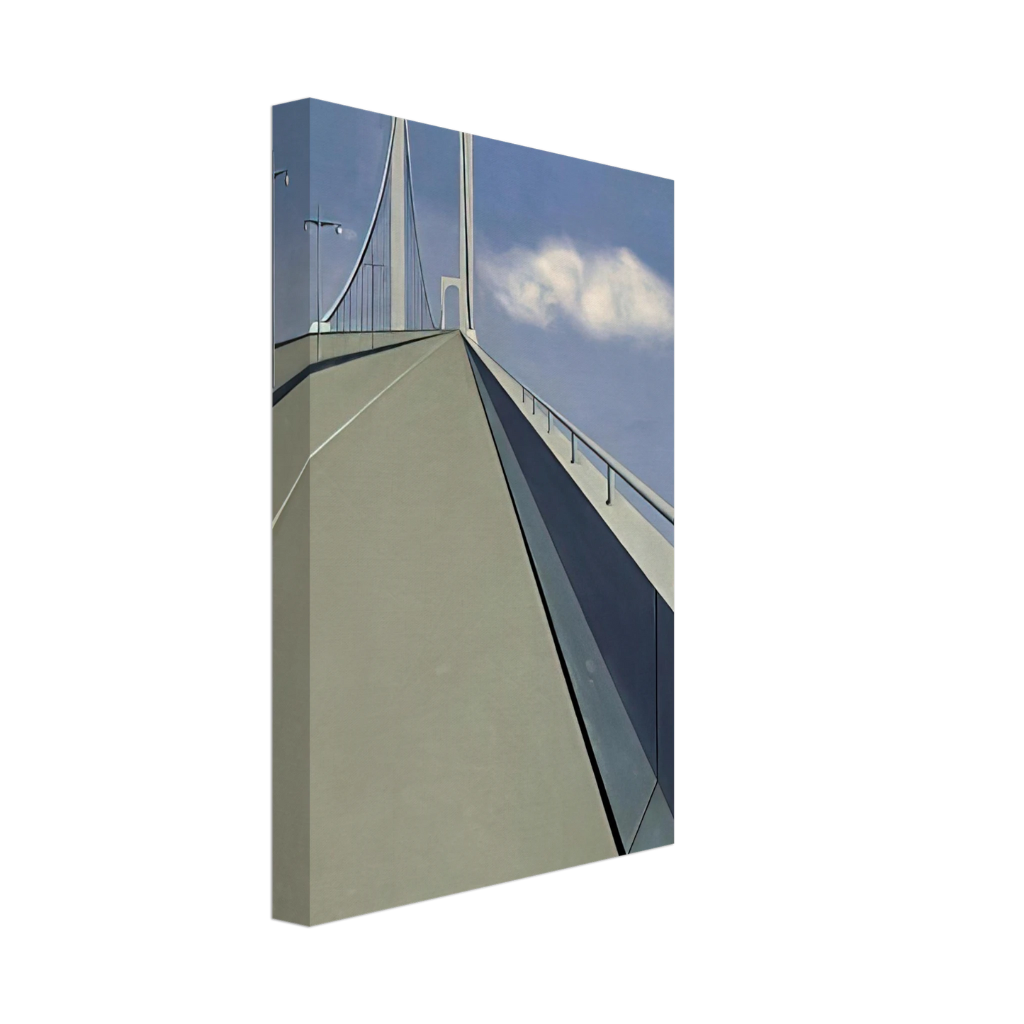 Ralston Crawford - Whitestone Bridge - 1940 Canvas - 70x100 cm / 28x40 inches-canvas