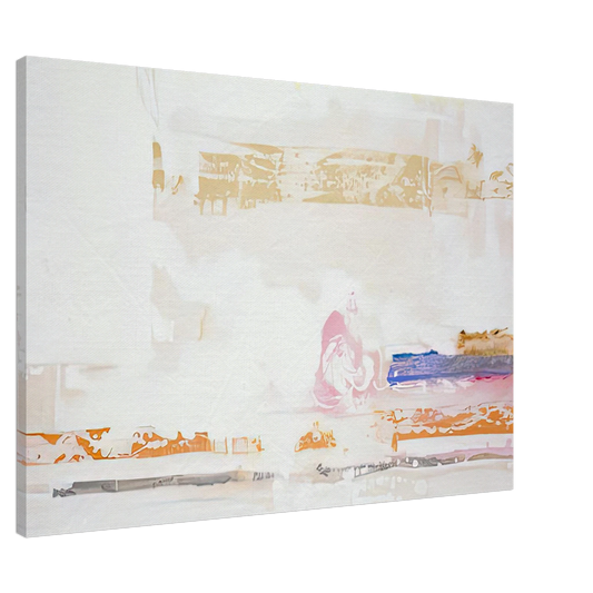 Helen Frankenthaler - Snow Basin, 1990- Canvas - 20x30 cm / 8x12 inches-canvas