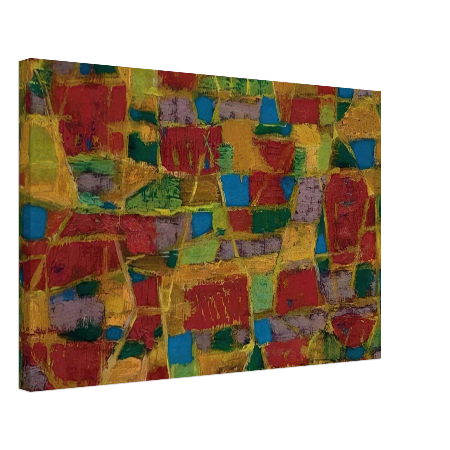 Alfred Manessier - Champs de ble - 1949 Canvas - 40x60 cm / 16x24 inches-canvas