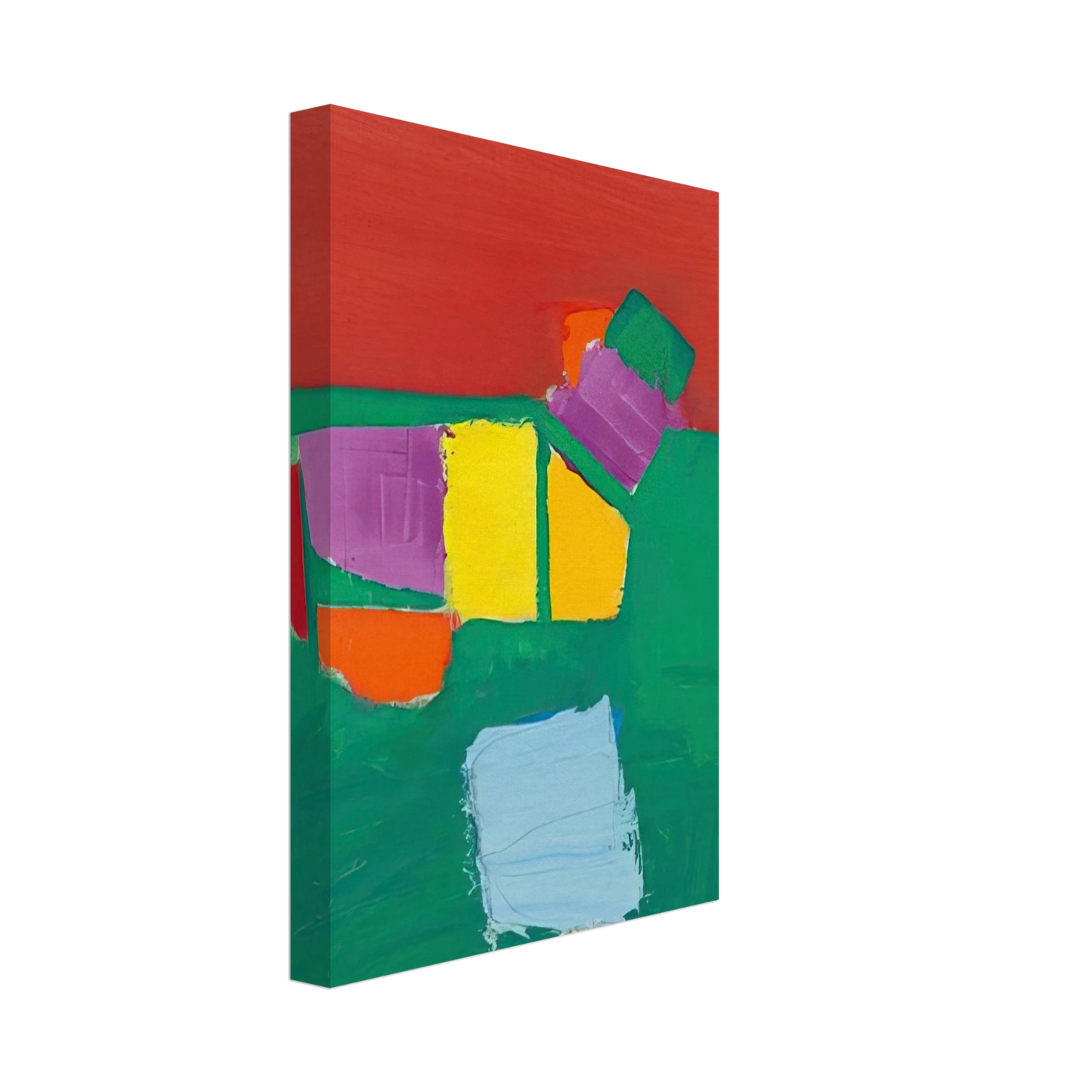 Nicolas de Stael - Les Martigues Composition - 1954 Canvas - 40x60 cm / 16x24 inches-canvas