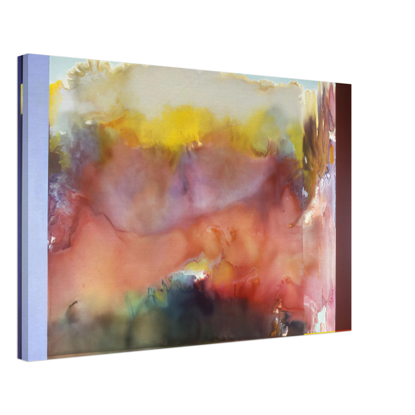 Ronnie Landfield - Rite of Spring - 1985 Canvas - 40x60 cm / 16x24 inches-canvas