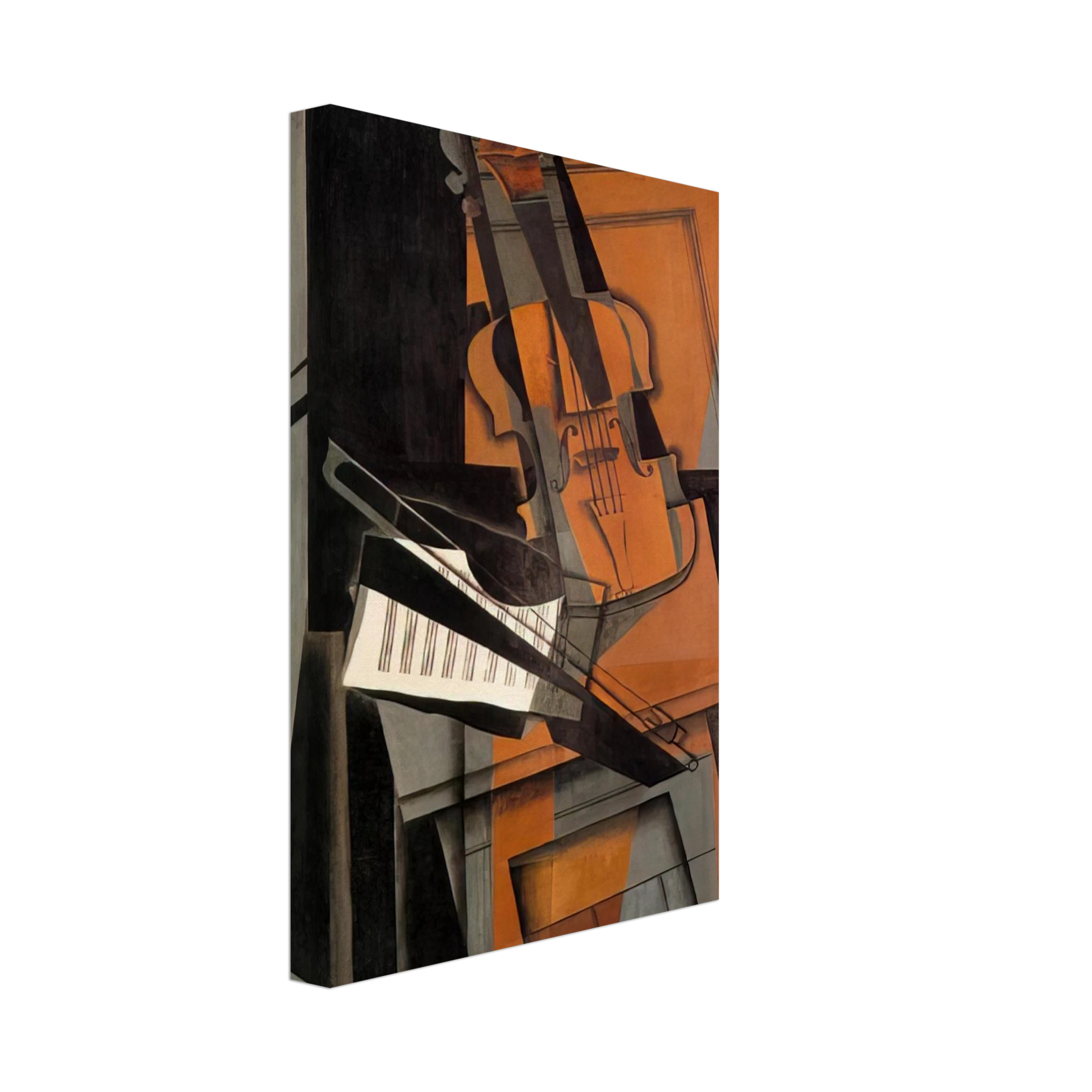 Juan Gris - THE VIOLIN 1916 Canvas - 40x60 cm / 16x24 inches-canvas