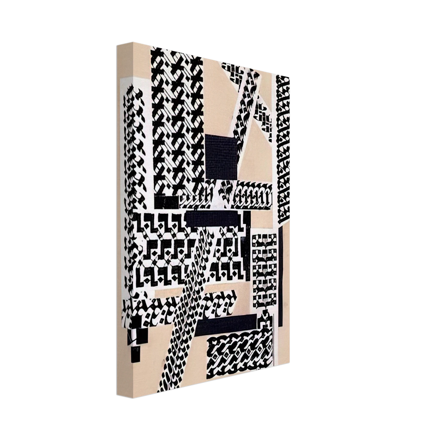 Hannah Hoch - REED PEN COLLAGE 1922 Canvas - 70x100 cm / 28x40 inches-canvas