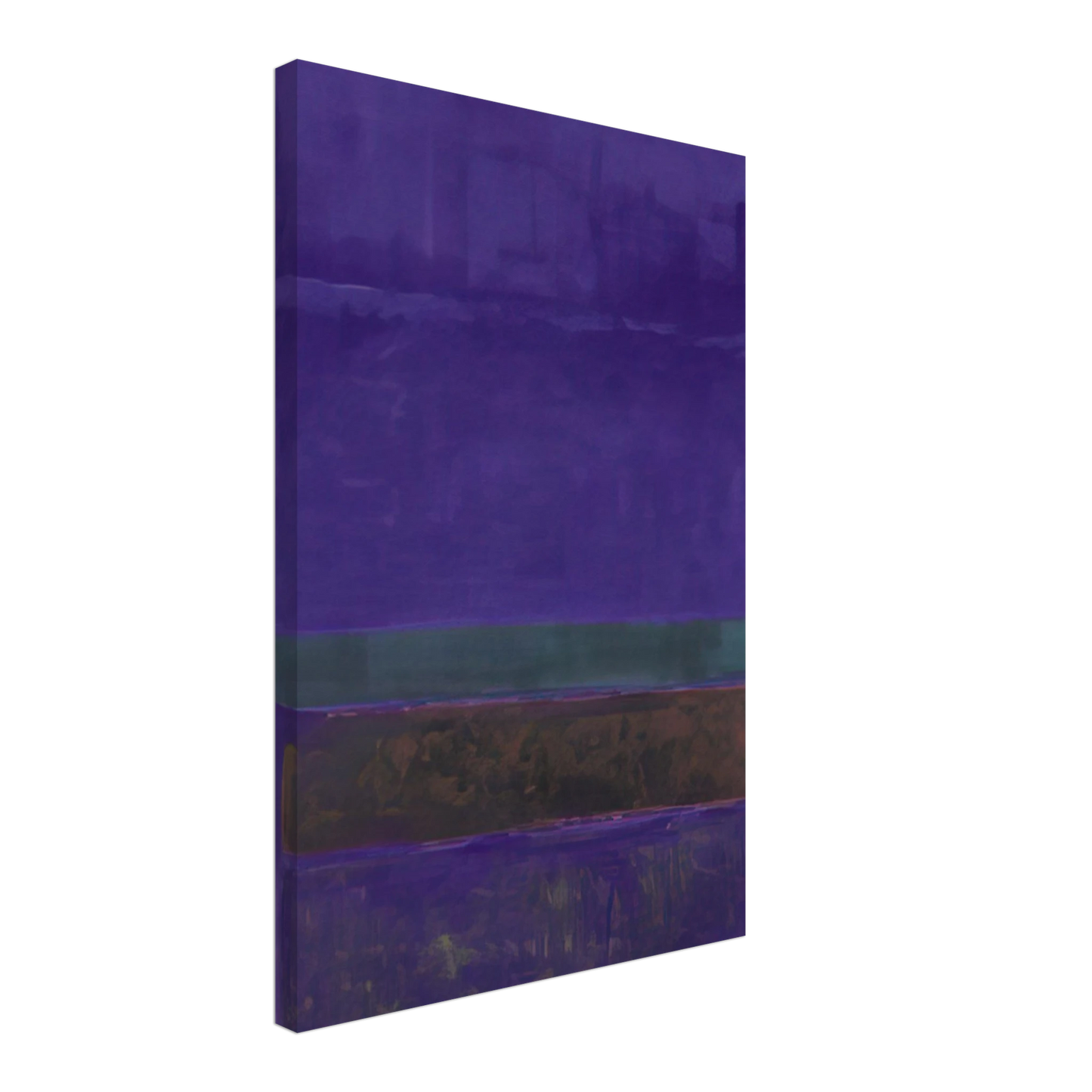 Mark Rothko - Untitled [Blue, Green, and Brown] - 1952 Canvas - 40x60 cm / 16x24 inches-canvas