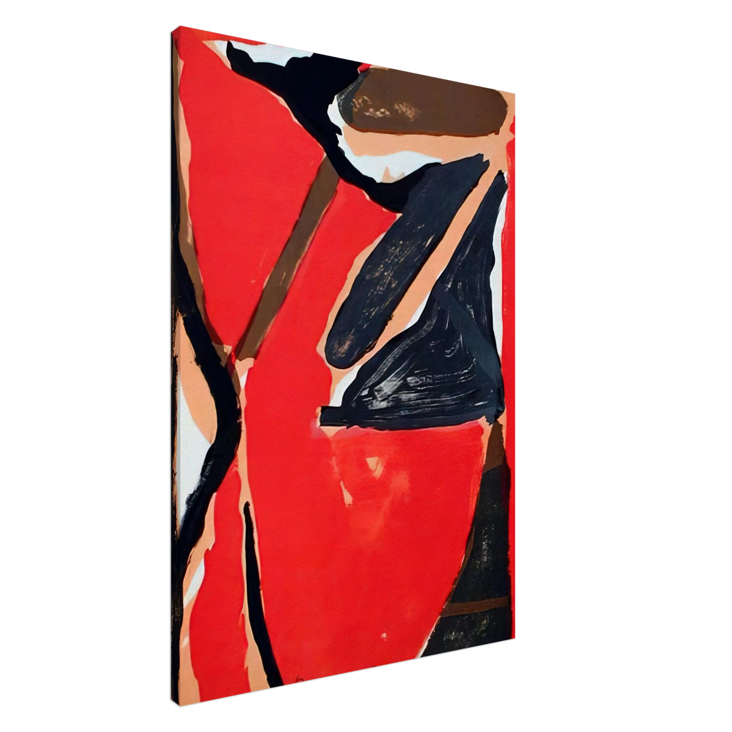 Bram van Velde - L'Unique III - 1973 Canvas - 20x30 cm / 8x12 inches-canvas