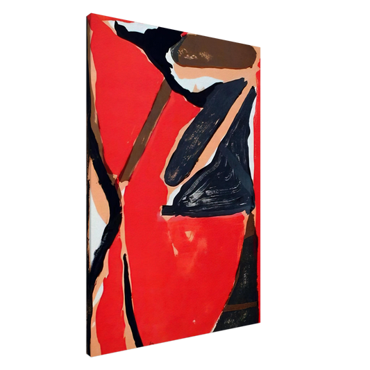 Bram van Velde - L'Unique III - 1973 Canvas - 20x30 cm / 8x12 inches-canvas