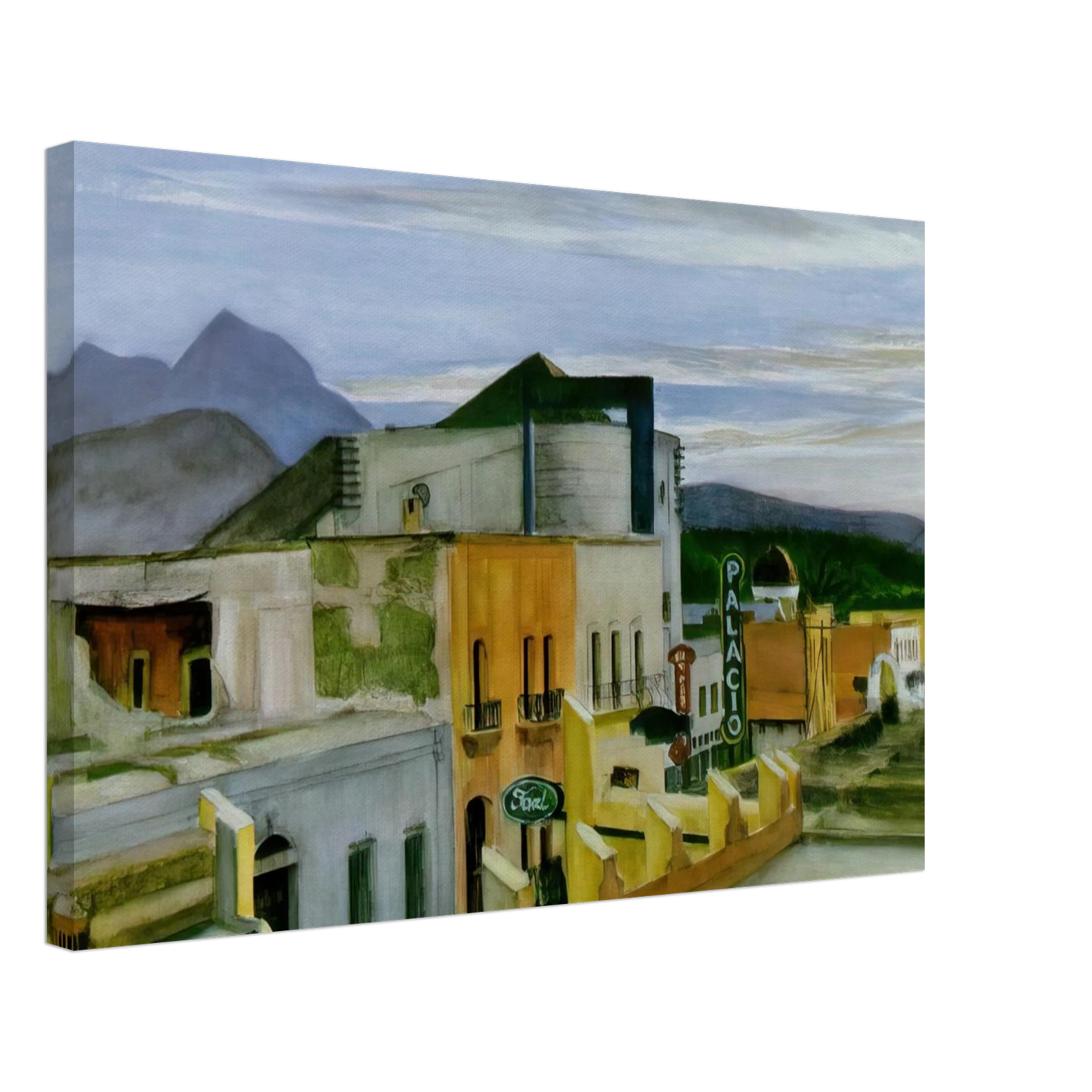 Edward Hopper - El Palacio Canvas - 40x60 cm / 16x24 inches-canvas