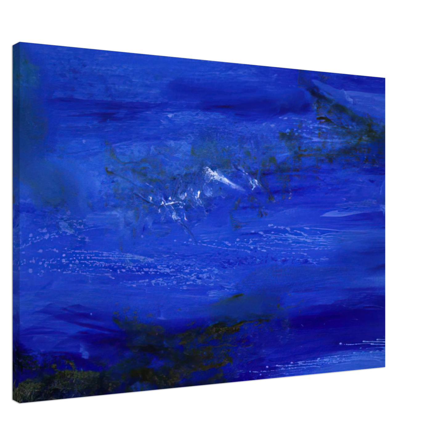 Zao Wou-Ki - 25 10 2002 2002 Canvas - 20x30 cm / 8x12 inches-canvas