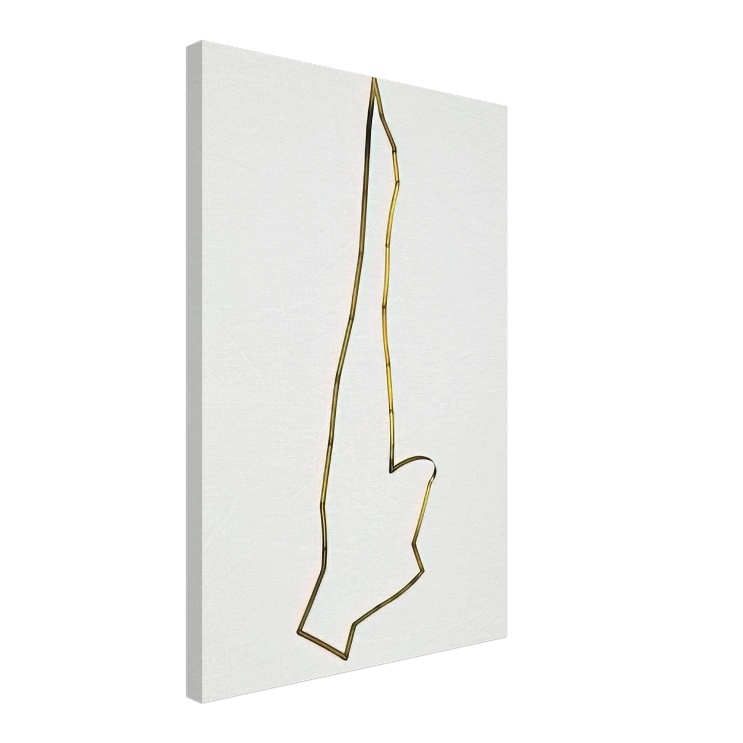 Gyula Kosice - Mobile Articulated Sculpture - 1948 Canvas - 70x100 cm / 28x40 inches-canvas