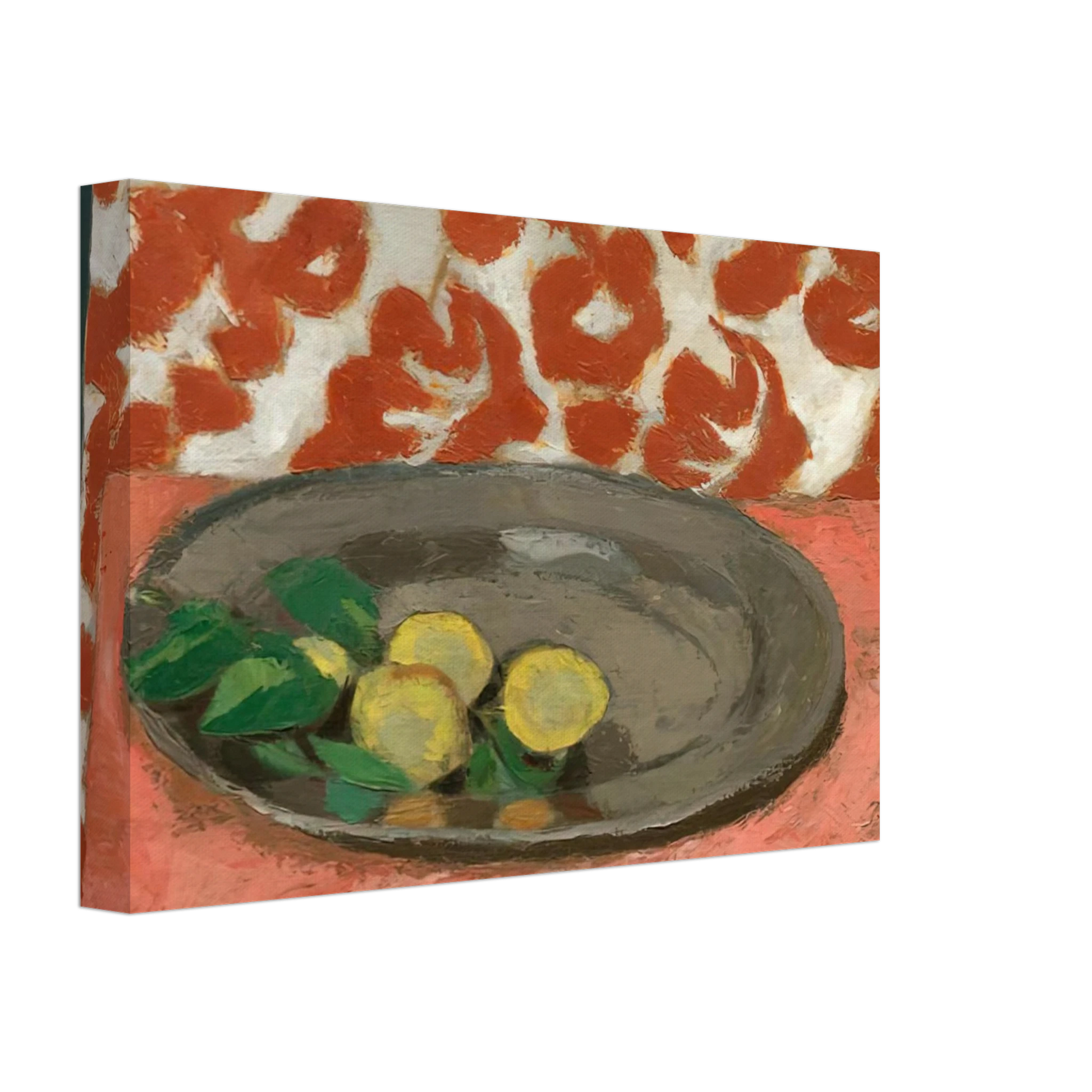 Henri Matisse - LEMONS ON A PEWTER PLATE 1929 Canvas - 40x60 cm / 16x24 inches-canvas