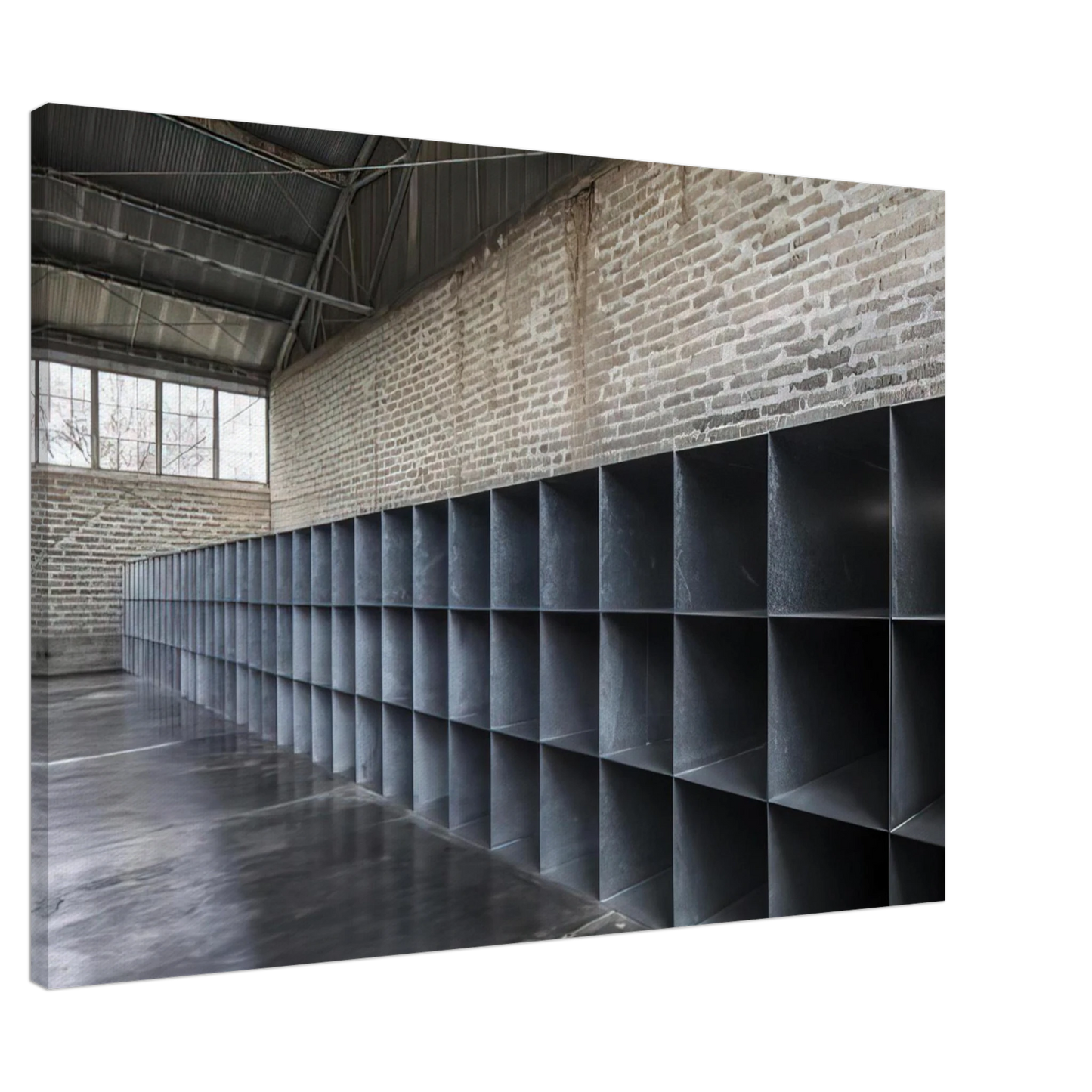 Donald Judd - Untitled The Block - 1969 Canvas - 20x30 cm / 8x12 inches-canvas