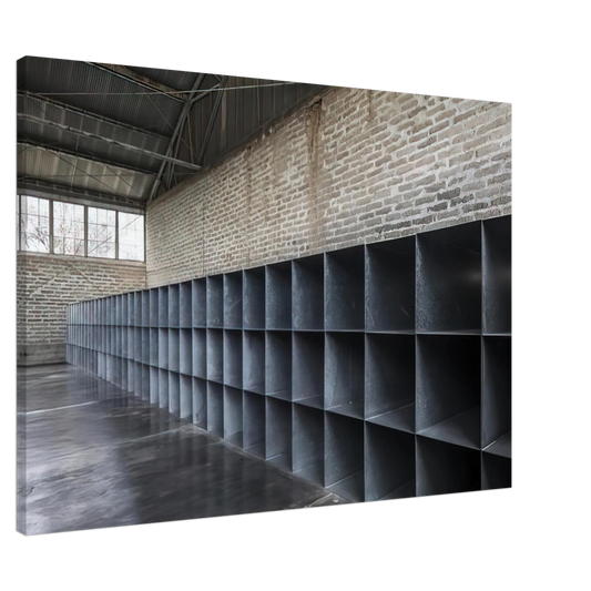 Donald Judd - Untitled The Block - 1969 Canvas - 20x30 cm / 8x12 inches-canvas