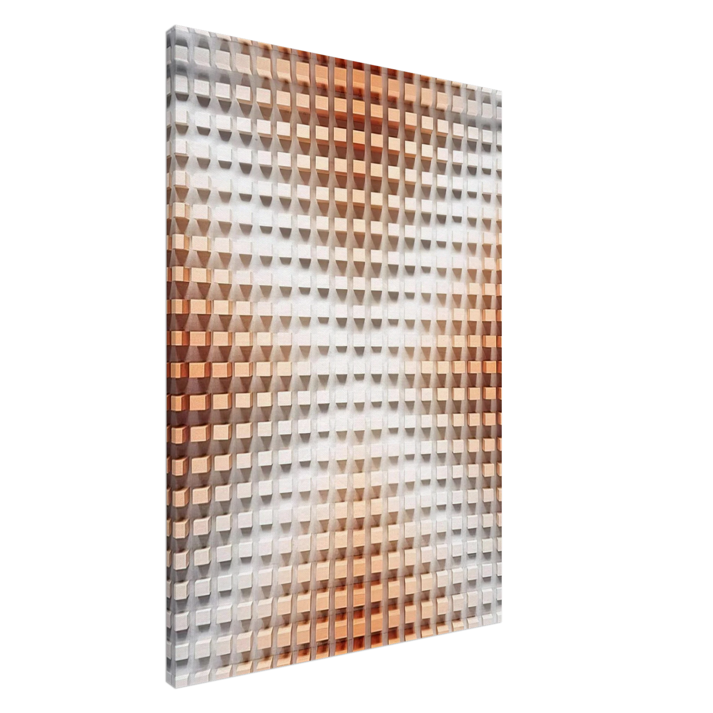 Dadamaino - Rilievo cromodinamico - Op Art Canvas - 20x30 cm / 8x12 inches-canvas