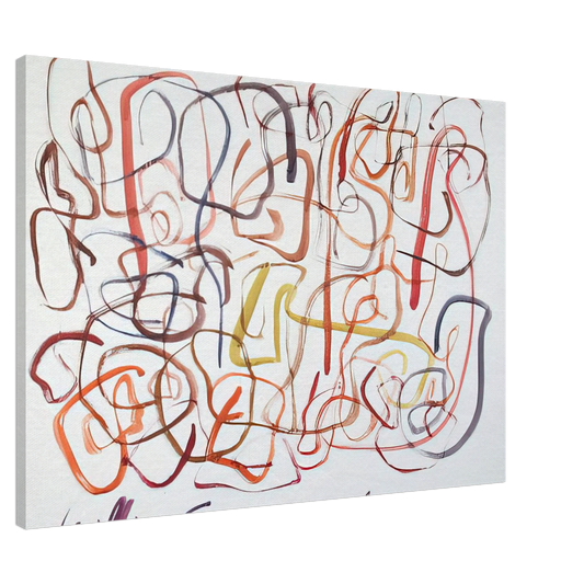 William Saroyan - #6 April 28, 1963 NYC - 1963 Canvas - 20x30 cm / 8x12 inches-canvas