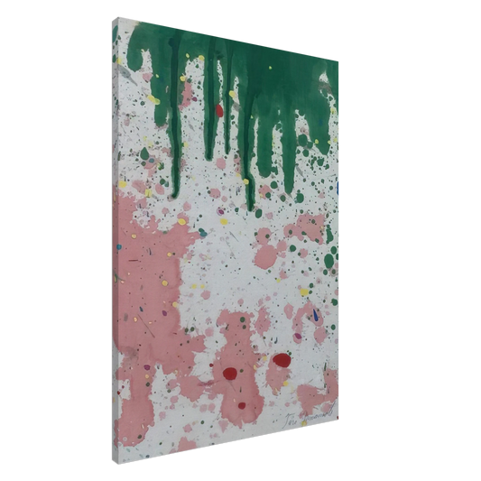 Taro Yamamoto - UNTITLED 1970 Canvas - 20x30 cm / 8x12 inches-canvas