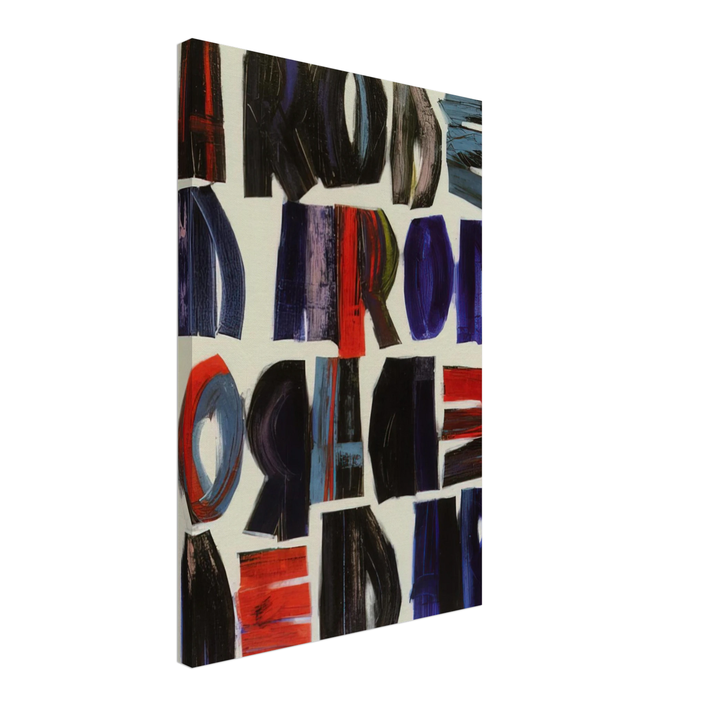 Joao Vieira - Uma rosa e - 1968 Canvas - 40x60 cm / 16x24 inches-canvas