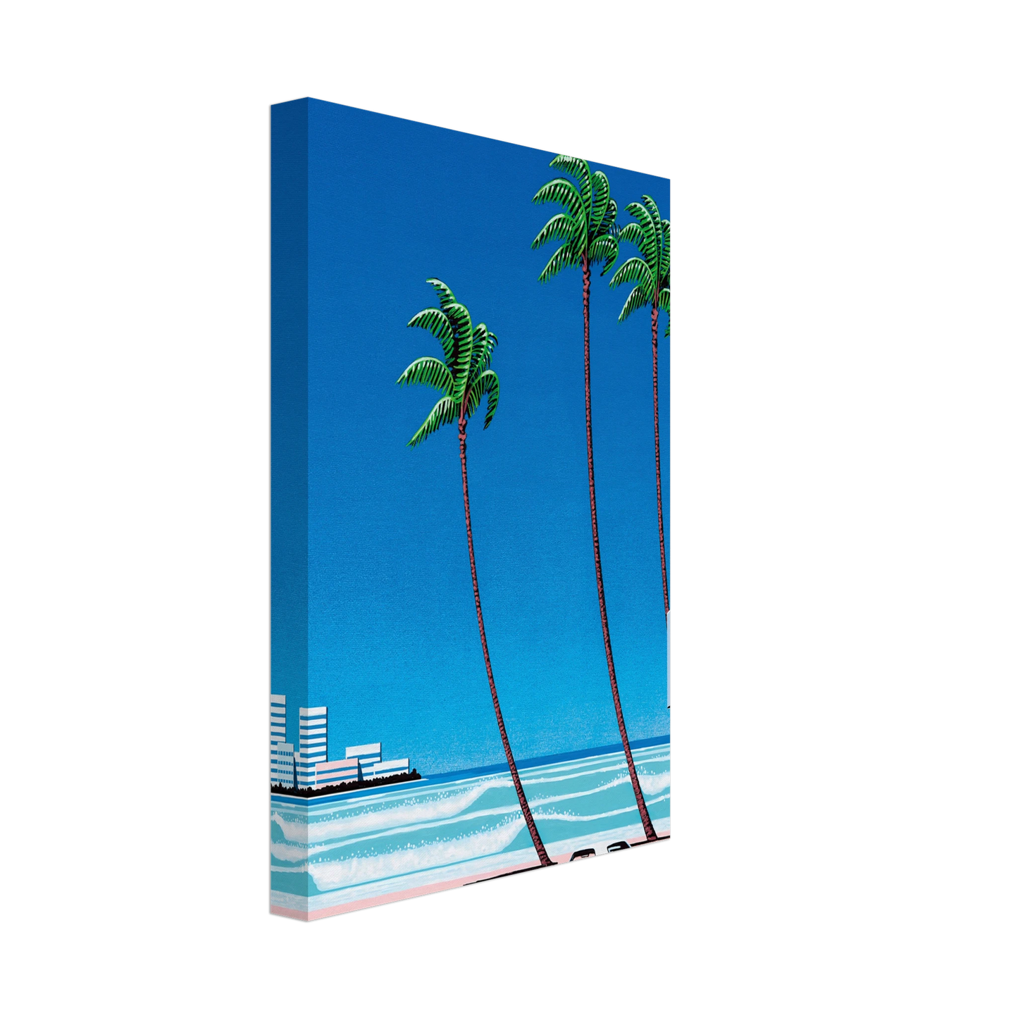 Hiroshi Nagai - Light Mellow Sealine Canvas - 70x100 cm / 28x40 inches-canvas