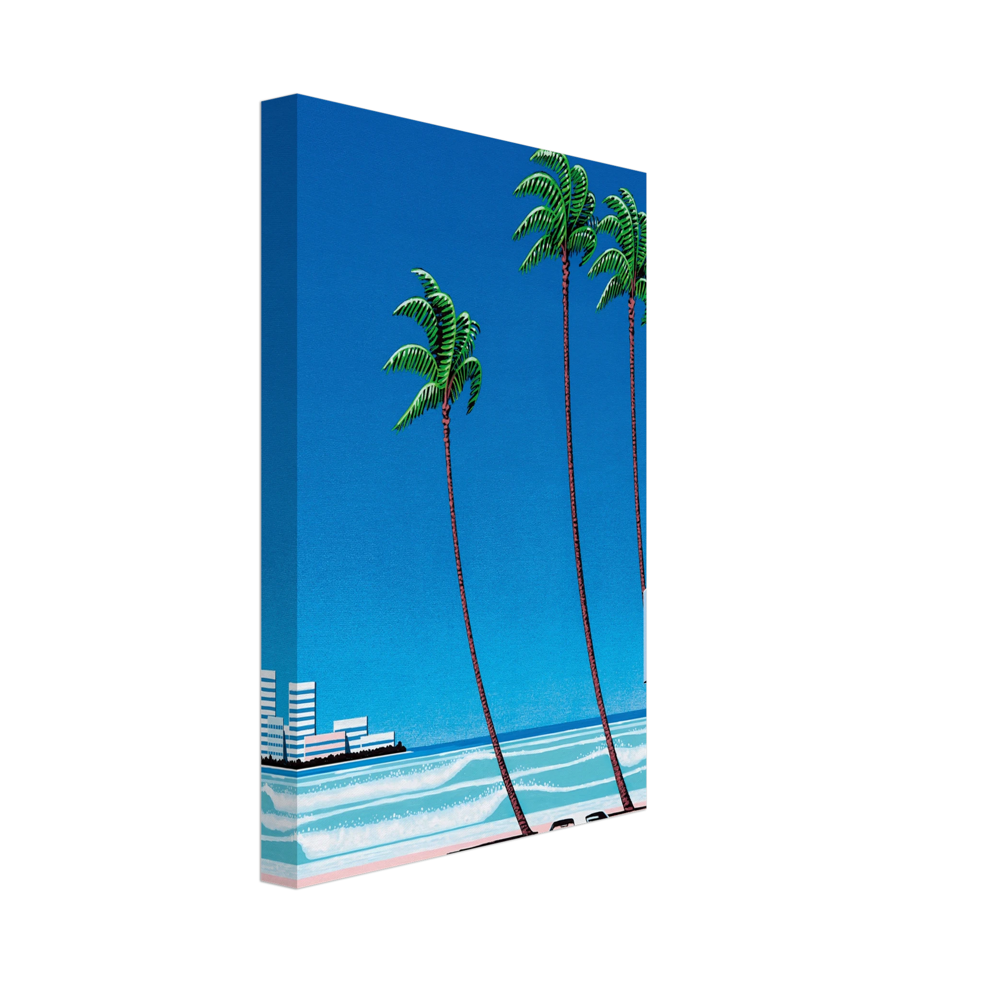 Hiroshi Nagai - Light Mellow Sealine Canvas - 70x100 cm / 28x40 inches-canvas