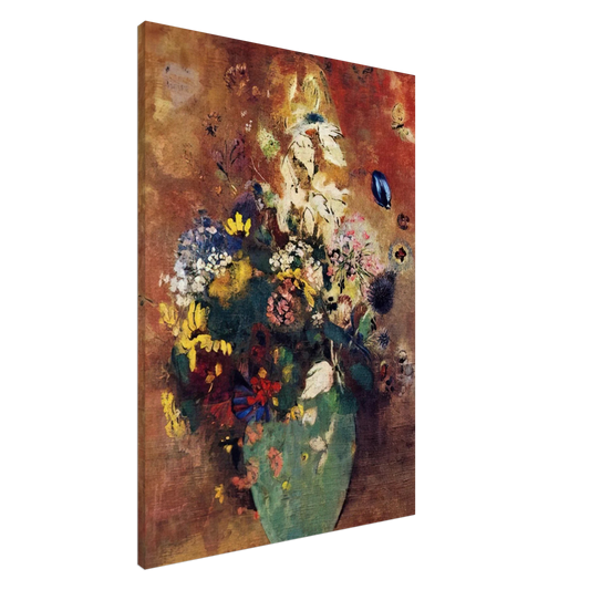 Odilon Redon - GREEN VASE Canvas - 20x30 cm / 8x12 inches-canvas