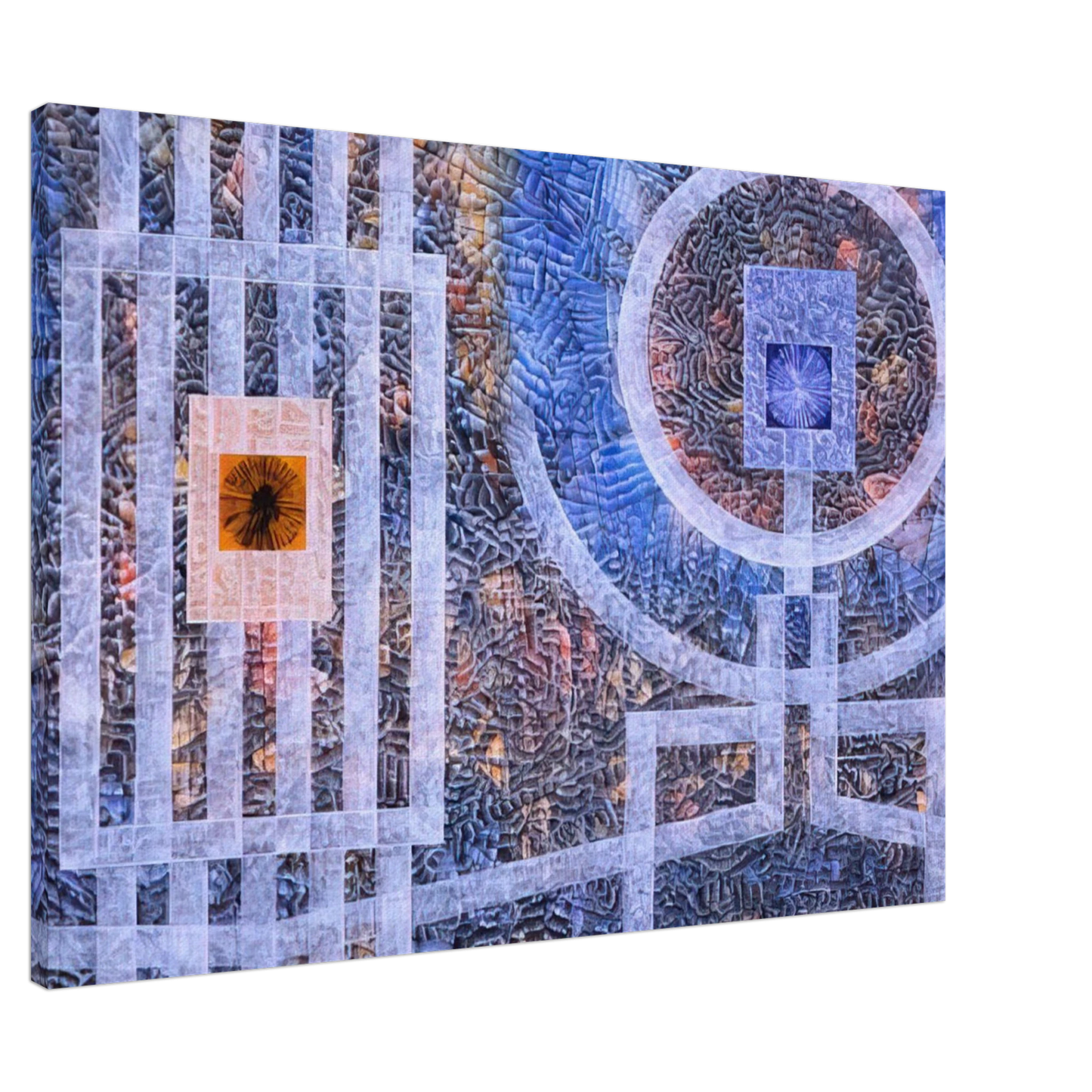 Jimmy Ernst - Exile - 1974 Canvas - 20x30 cm / 8x12 inches-canvas