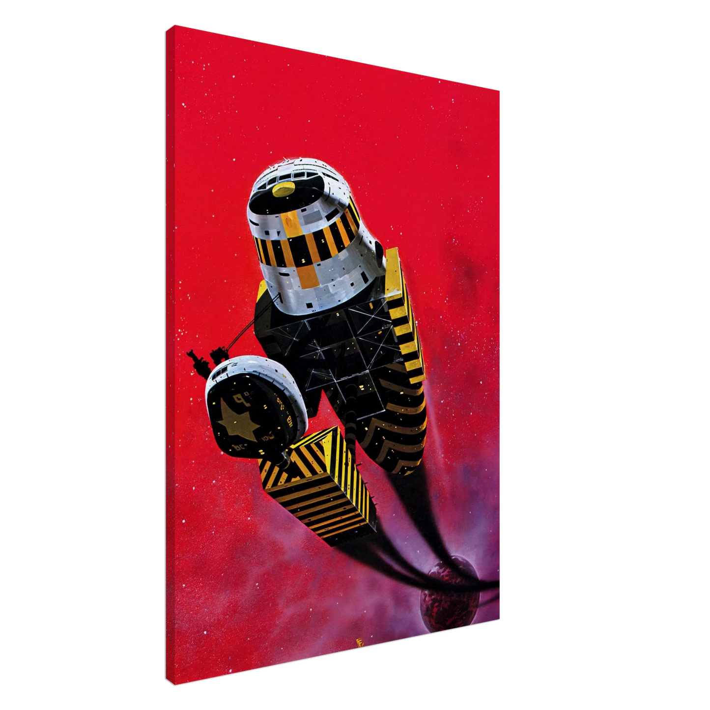 Chris Foss - Chris Foss Canvas - 20x30 cm / 8x12 inches-canvas
