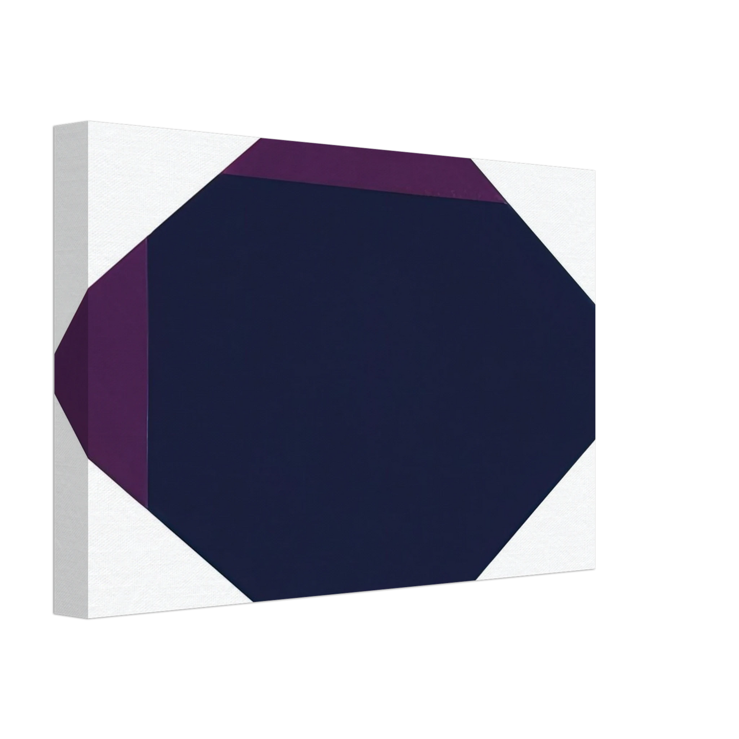 Max Bill - Blau-violettes horizontal-vertikal-quadrat - 1968 Canvas - 70x100 cm / 28x40 inches-canvas