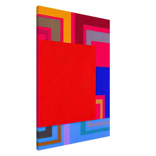 Peter Halley - Condition - 2002 Canvas - 20x30 cm / 8x12 inches-canvas