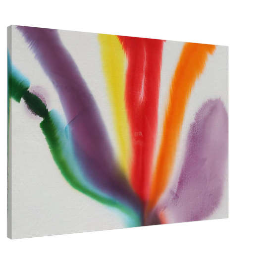 Paul Jenkins - Phenomena Compass Bearing - 1979 Canvas - 20x30 cm / 8x12 inches-canvas