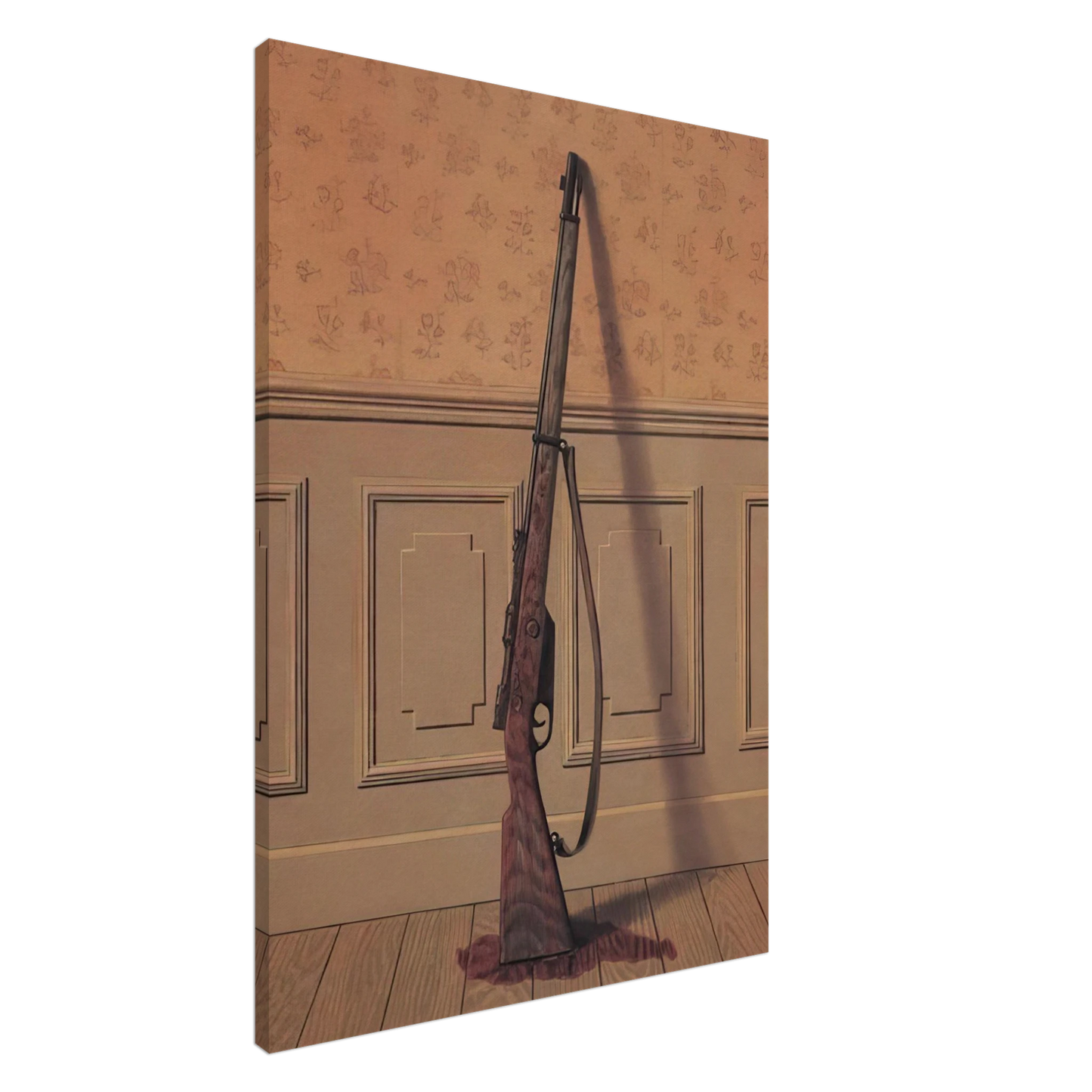 Rene Magritte - THE SURVIVOR 1950 Canvas - 20x30 cm / 8x12 inches-canvas