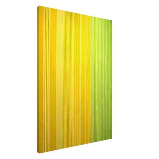 Gene Davis - Lime-Lemon - 1970 Canvas - 20x30 cm / 8x12 inches-canvas