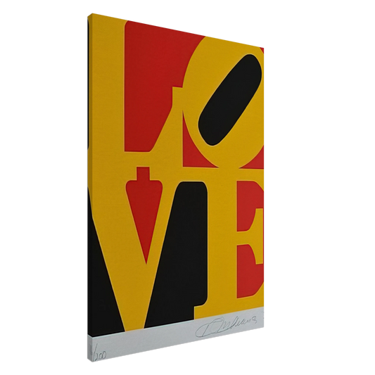 Robert Indiana - German Love Canvas - 20x30 cm / 8x12 inches-canvas