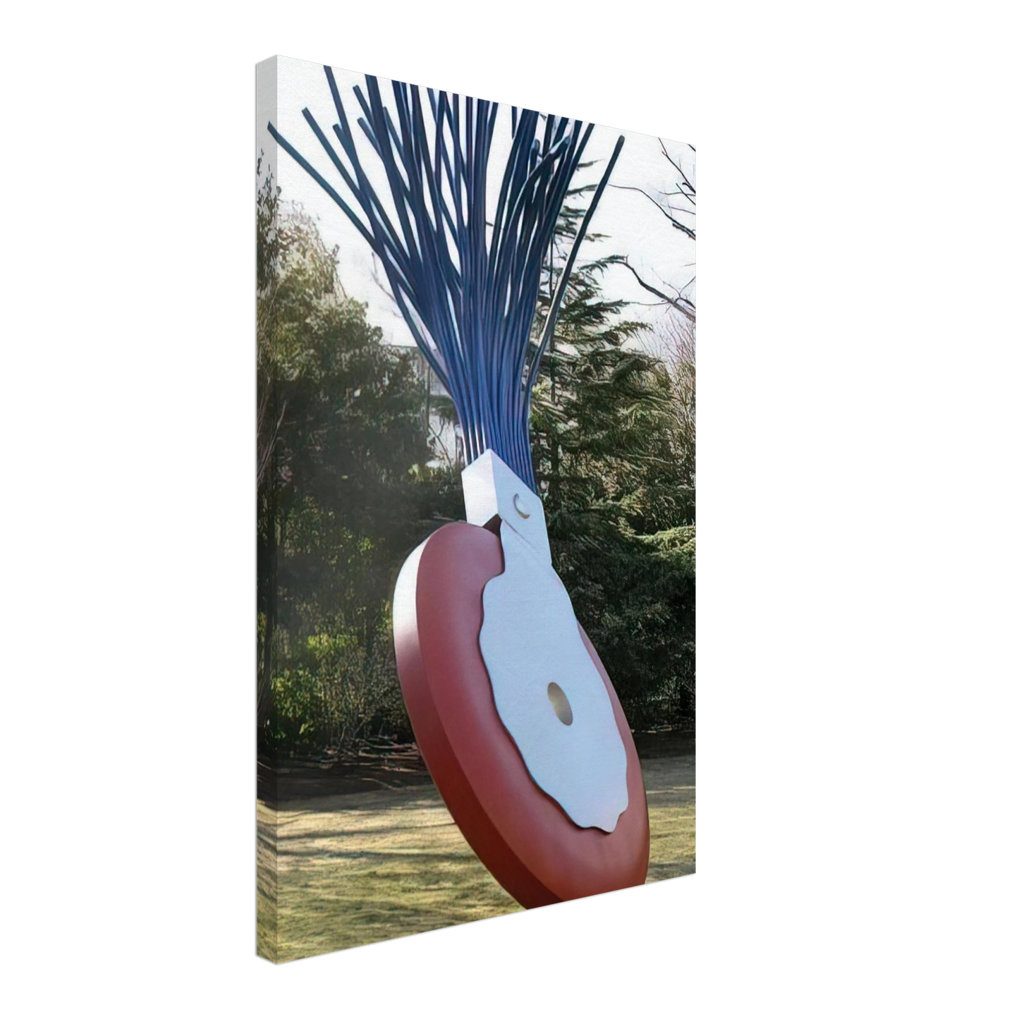 Claes Oldenburg - TYPEWRITER ERASER SCALE X COLLABORATION WITH VAN BRUGGEN 1999 Canvas - 40x60 cm / 16x24 inches-canvas