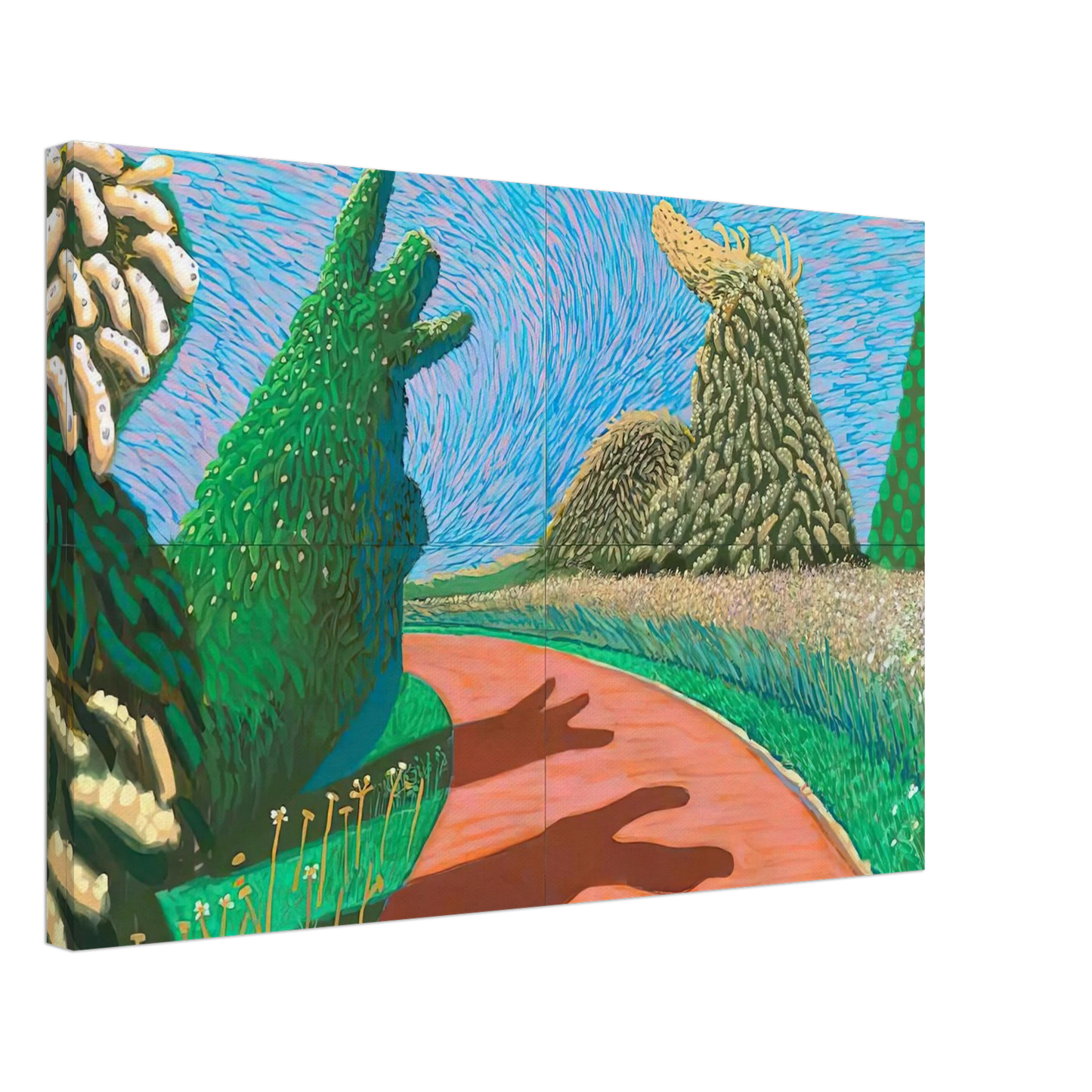 David Hockney - David Hockney Canvas - 70x100 cm / 28x40 inches-canvas