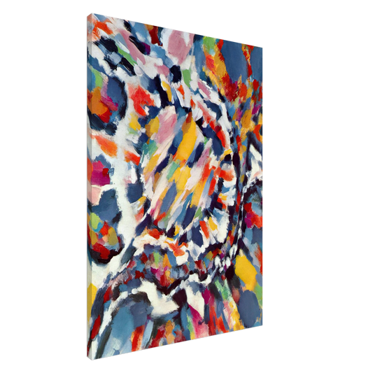 Alfred Manessier - La Seve - 1963 Canvas - 20x30 cm / 8x12 inches-canvas