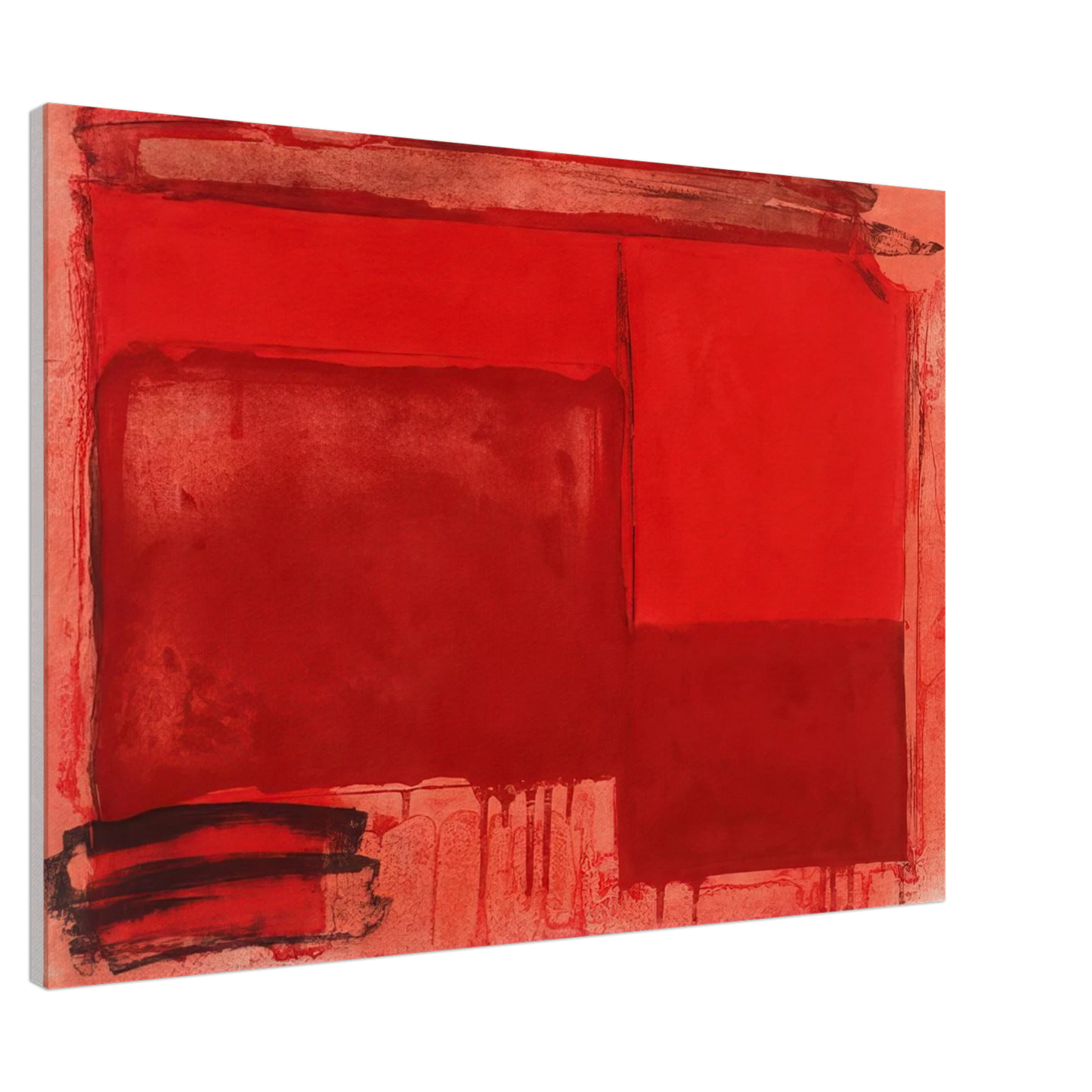 John Hoyland - Tembi - 1980 Canvas - 20x30 cm / 8x12 inches-canvas