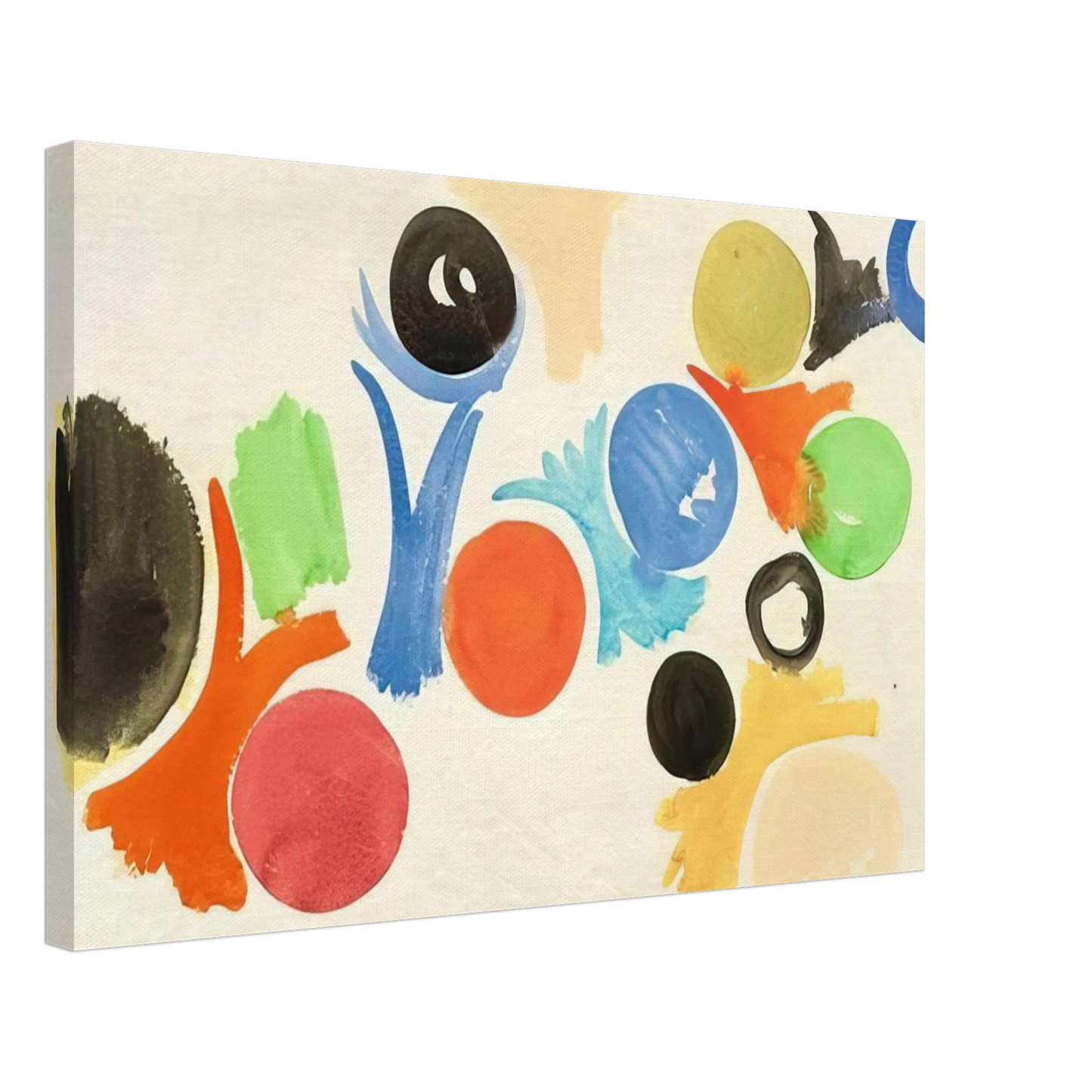 Alfred Manessier - Untitled - 1957 Canvas - 40x60 cm / 16x24 inches-canvas