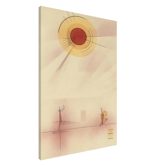 Wassily Kandinsky - STRAHLEN 1929 Canvas - 20x30 cm / 8x12 inches-canvas