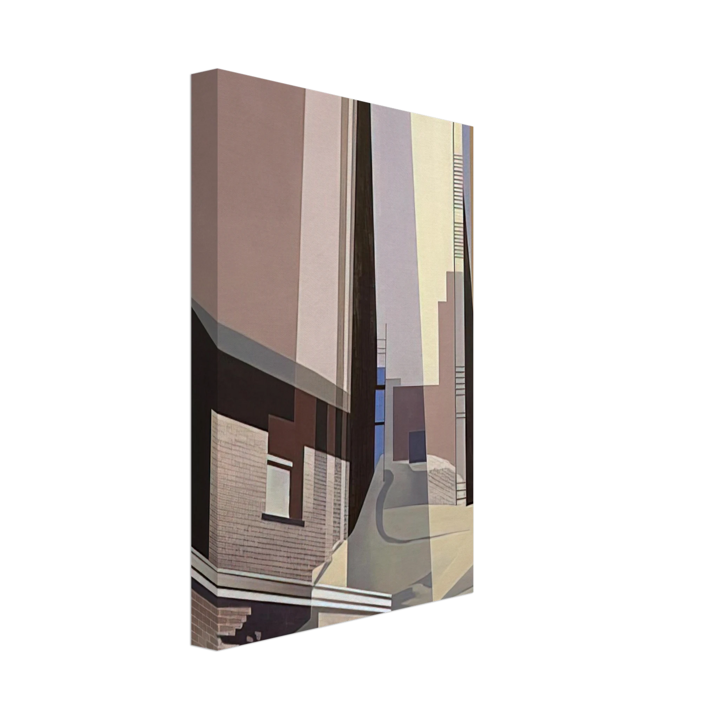 Charles Sheeler - New England Irrelevancies - 1953 Canvas - 40x60 cm / 16x24 inches-canvas