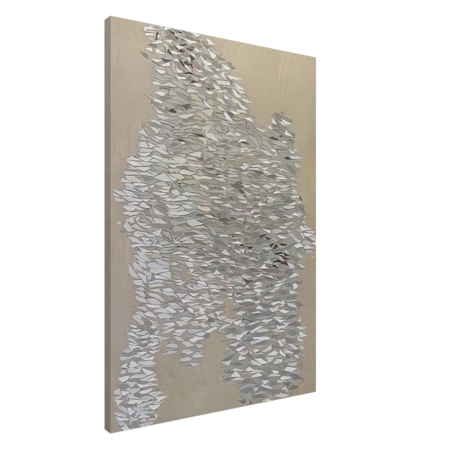 Robert Goodnough - Impact - 1971 Canvas - 20x30 cm / 8x12 inches-canvas