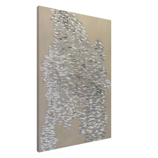 Robert Goodnough - Impact - 1971 Canvas - 20x30 cm / 8x12 inches-canvas