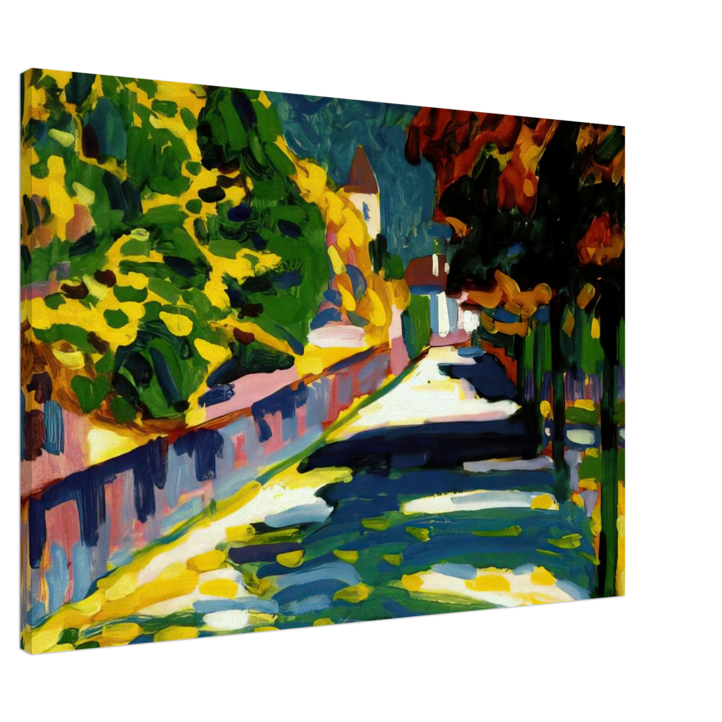 Wassily Kandinsky - AUTUMN IN BAVARIA 1908 Canvas - 20x30 cm / 8x12 inches-canvas