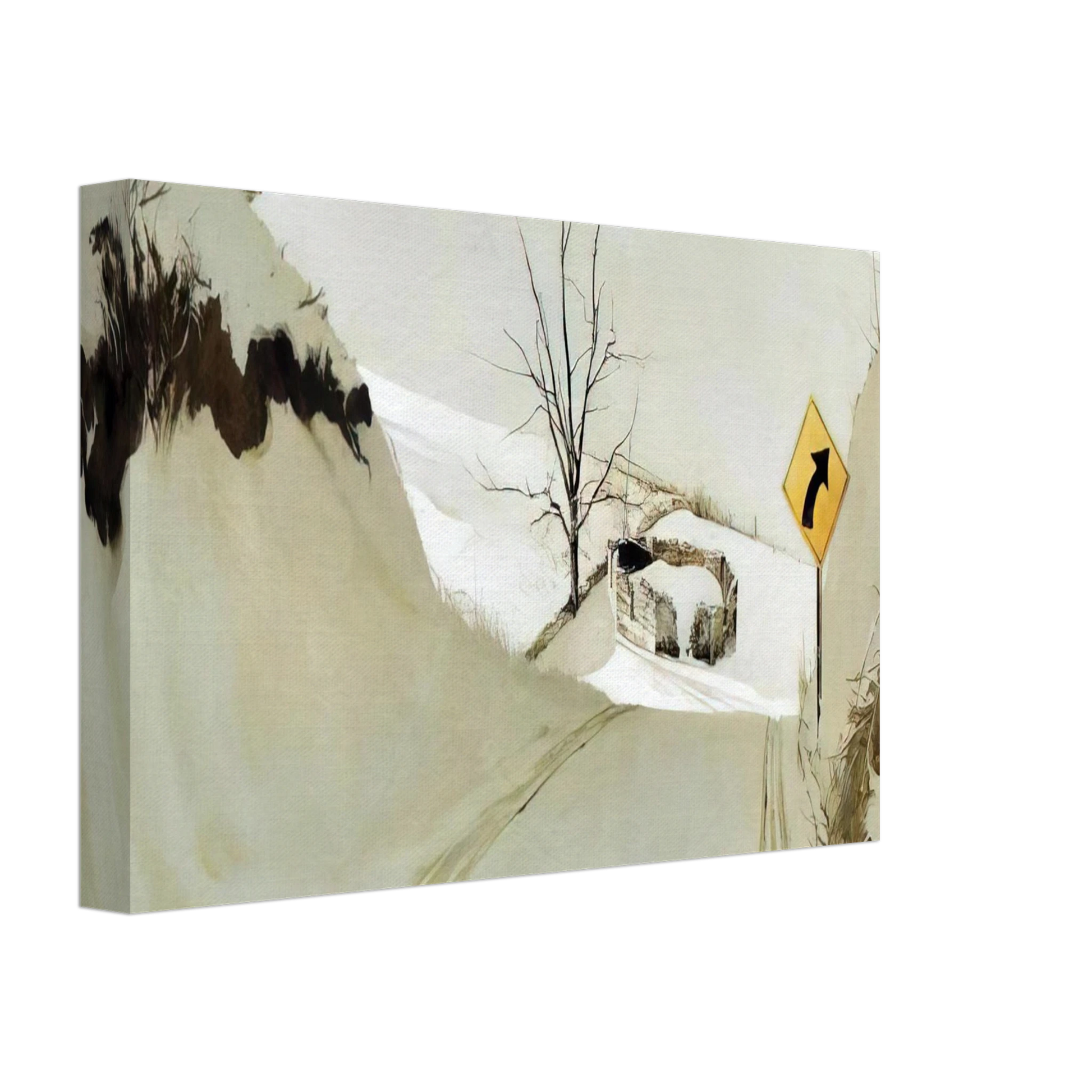 Andrew Wyeth - RING ROAD Canvas - 70x100 cm / 28x40 inches-canvas