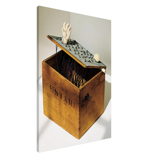 Lenore Tawney - LAKE OF FIELD 1990 Canvas - 20x30 cm / 8x12 inches-canvas