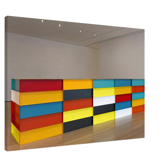 Donald Judd - Untitled - 1991 Canvas - 20x30 cm / 8x12 inches-canvas