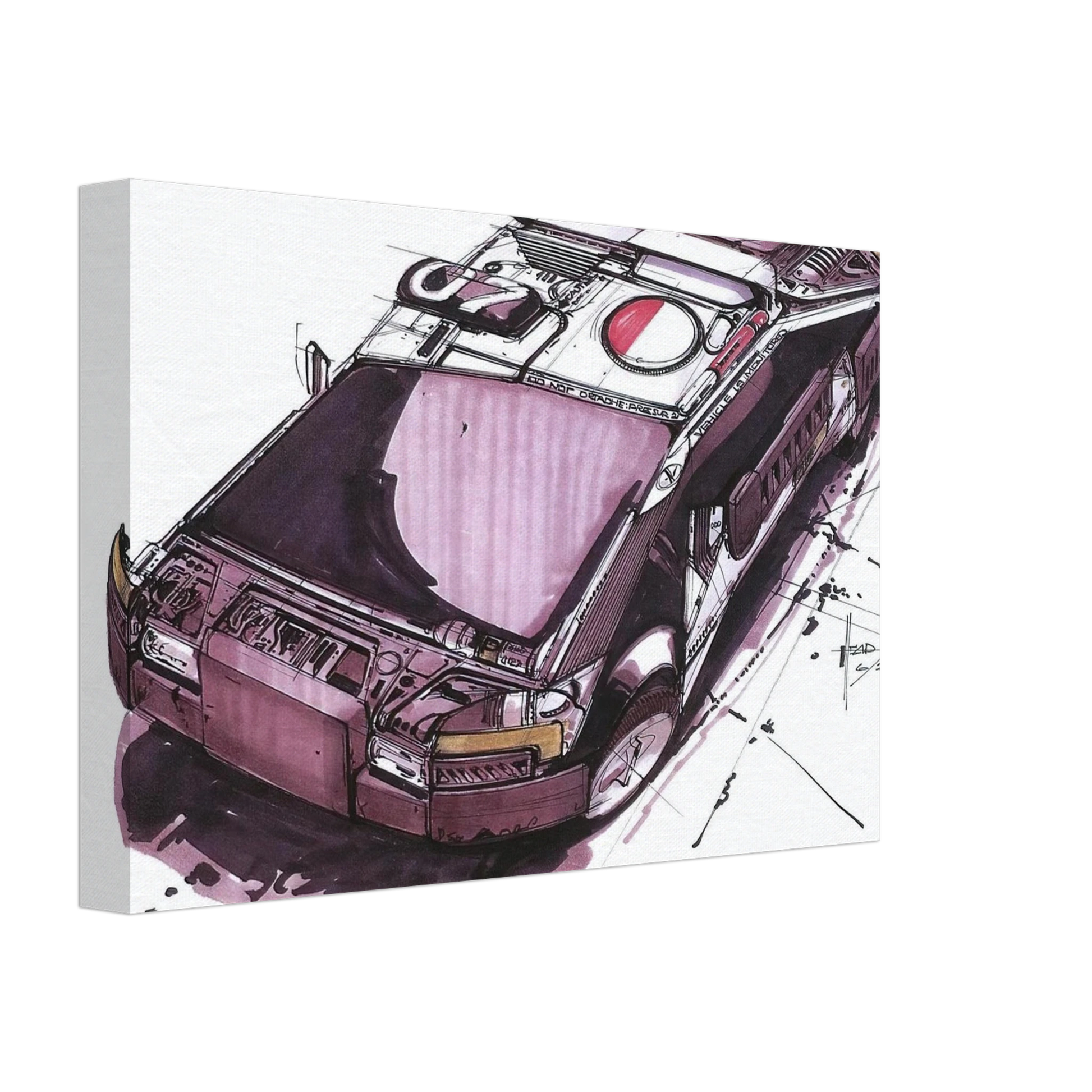 Syd Mead - Syd Mead Canvas - 70x100 cm / 28x40 inches-canvas