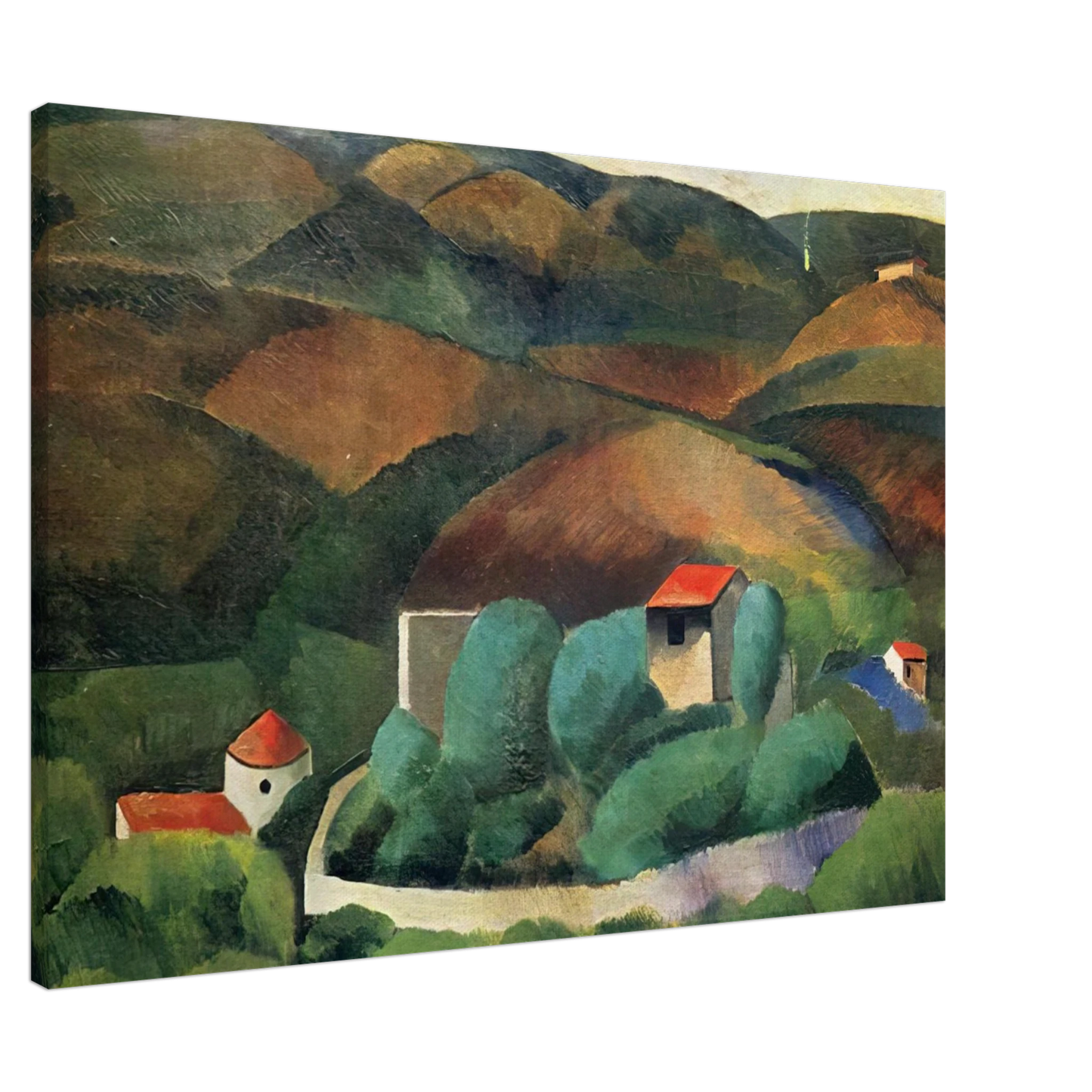 Moise Kisling - NOT IDENTIFIED 1913 Canvas - 20x30 cm / 8x12 inches-canvas