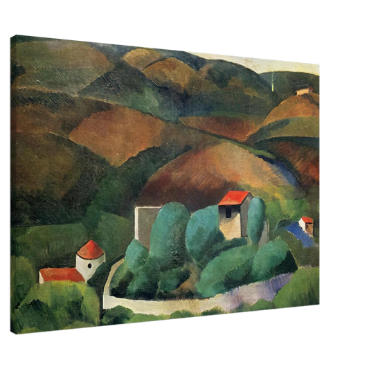 Moise Kisling - NOT IDENTIFIED 1913 Canvas - 20x30 cm / 8x12 inches-canvas