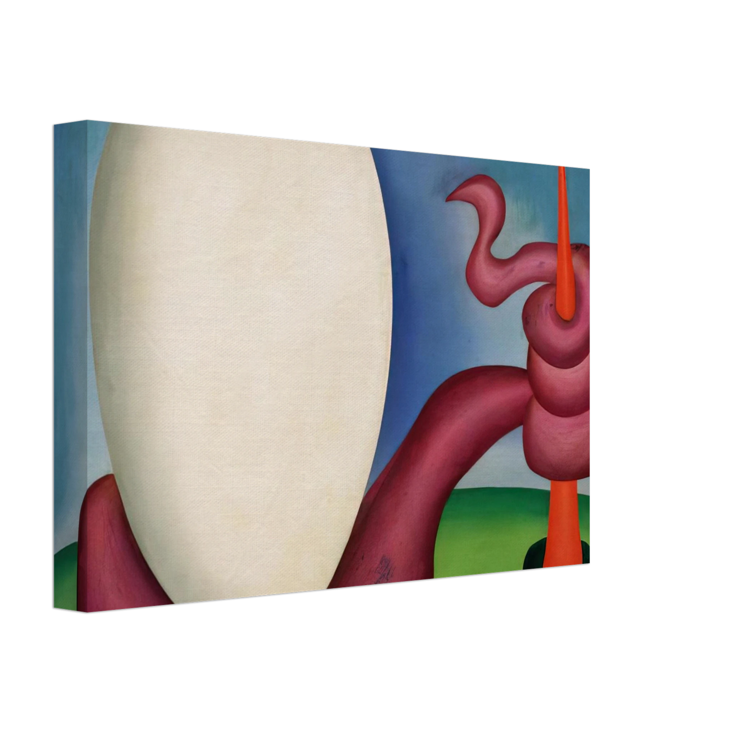 Tarsila do Amaral - The Egg Canvas - 40x60 cm / 16x24 inches-canvas